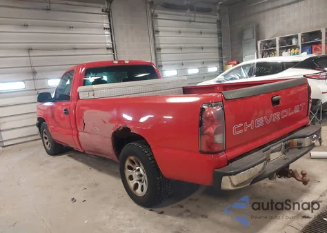 2005 Chevrolet Silverado 1500 Work Truck из США, поврежденный, VIN 1GCEC14V65E201968